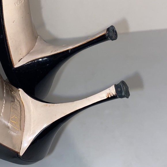 MIU MIU PATENT LEATHER SLINGBACK HEELS SIZE 8.5 - Picture 6 of 9